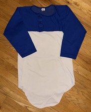 Vintage 70  s Russell Athletic Raglan Baseball 3 Button Jersey T Shirt Sz. M