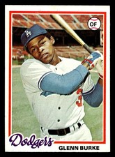 1978 Topps #562 Glenn Burke Near Mint RC Rookie Dodgers