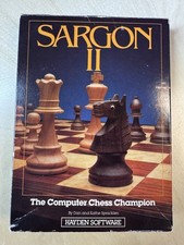 Hayden Software Sargon II Chess for Atari with Manual  Floppy Disk