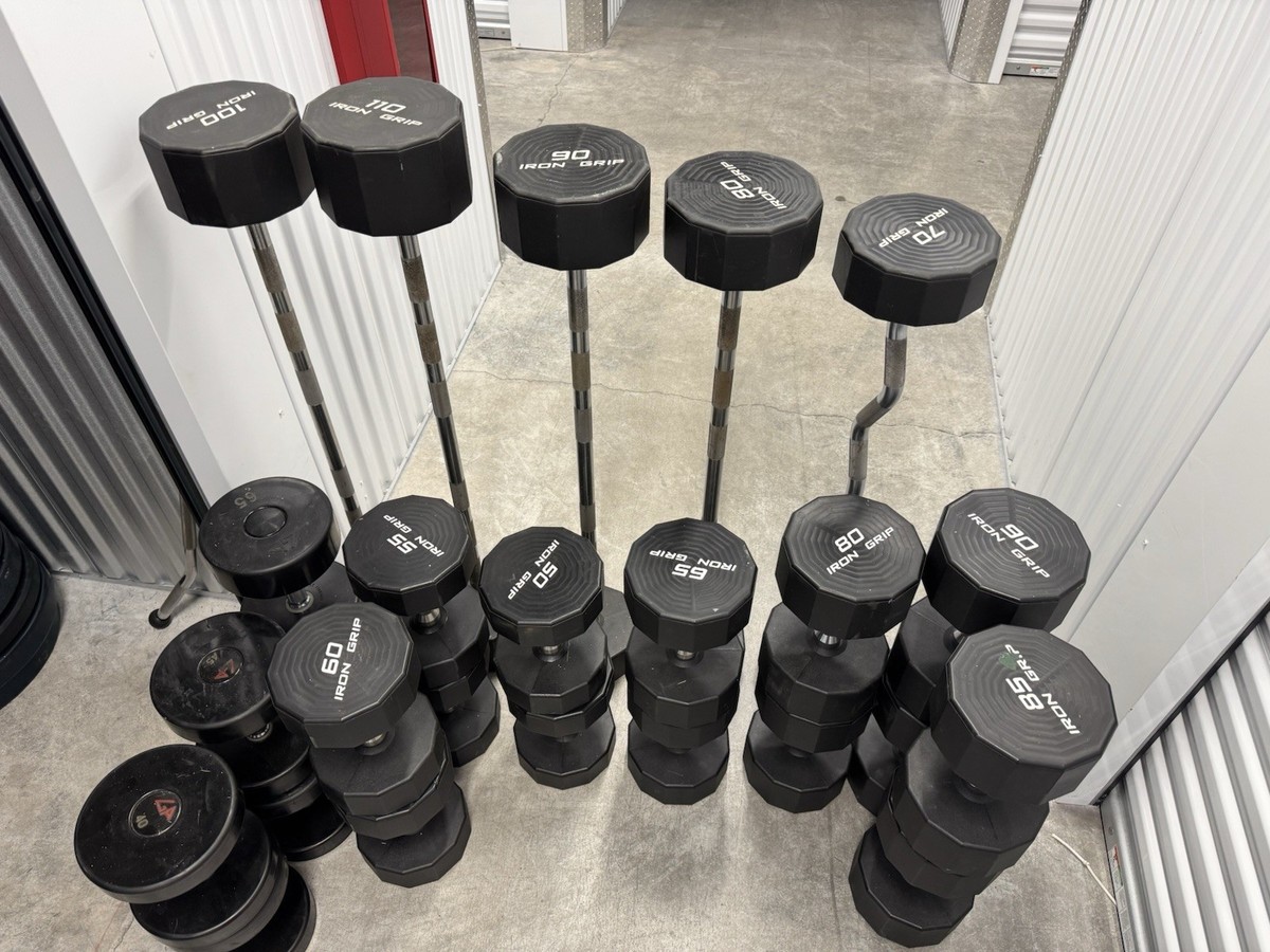 Grip Plates Used Iron Grip Dumbbells Selling A Brand New Set Of