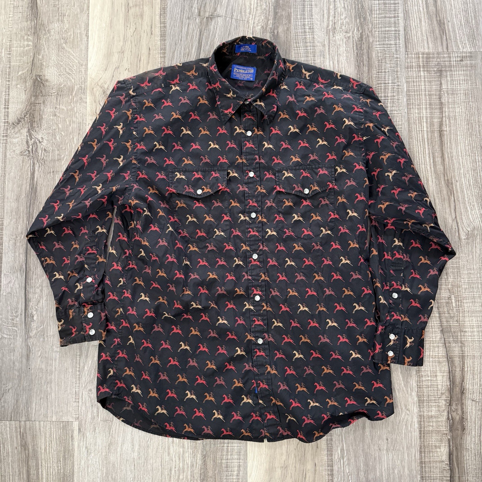 Pendleton Western Style Pearl Snap Button Up Hors… - image 1