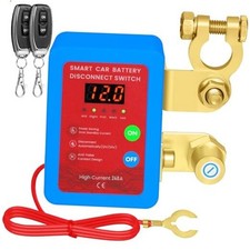 Remote Battery Disconnect Switch 12V, 240A Kill Switch for Car with blue