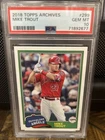 2018 Topps Archives - 1981 Design Mike Trout #299