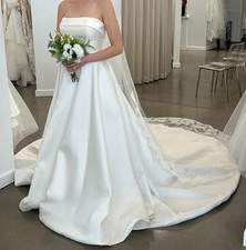 NWT Allure Romance Wedding Dress Classic Modern Elegance sz 12 Ivory 3400