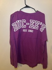 BUC-EES EST. 1982 Girls XLarge Purple Heavy Long Sleeve Tshirt