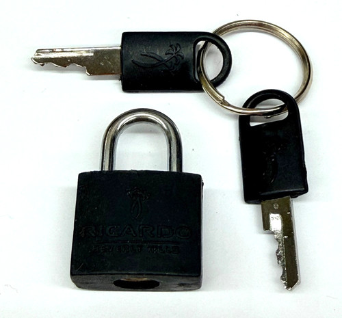 Ricardo Beverly Hills Mini Lock With Keys For Purses Bags Backpacks Luggage