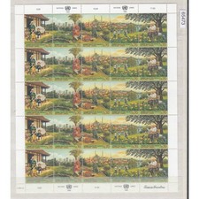 Uno Geneva 1996, Michel No.: Small sheet 292-96