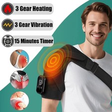 Ginocchiere Protezione per Articolazioni Spalla Gomito Massaggiatore Vibrador 3 in 1 Ginocchiere Calore