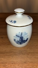 Ter Steege BV Delft Blue Handpainted in Holland 7" Ginger Jar