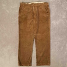 Vintage Jumbo Cord Trousers W35 L30 Men's Light Brown Corduroy