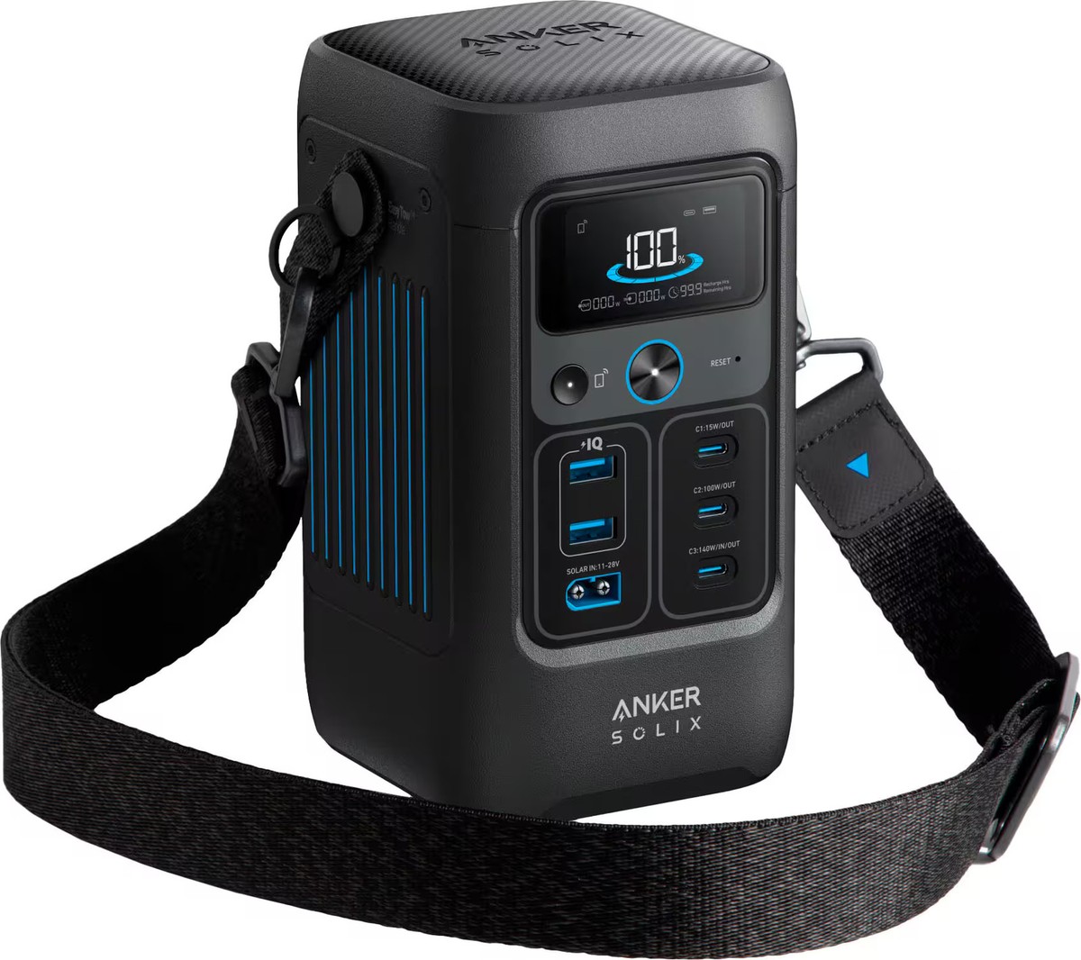 Anker - SOLIX C200X DC Portable Power Station 192Wh (60,000mAh