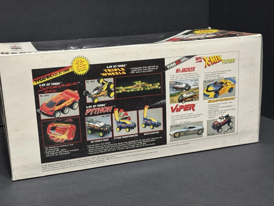 RARE TYCO HARLEY DAVIDSON RC TRUCK WITH MOTORCYCLE NEW SEALED IN BOX - Image 4 of 4