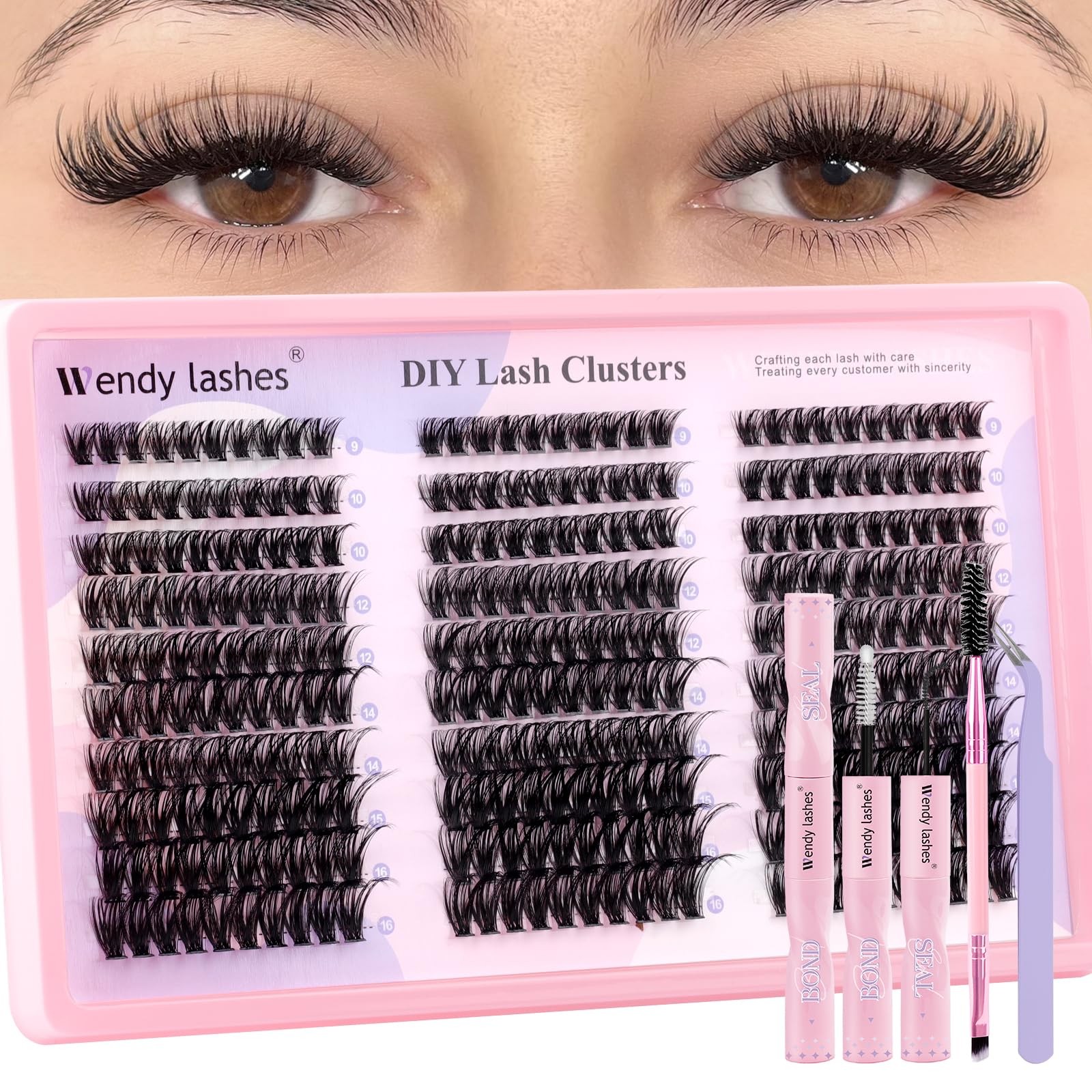 Kit extension de cils 60D parfait pour un regard intense au quotidien et en soirée