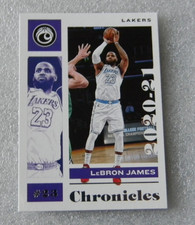 2020-21 PANINI CHRONICLES BASKETBALL #46 LEBRON JAMES LOS ANGELES LAKERS EX MAR