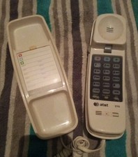 At T Corded Phone Landline White