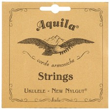Aquila New Nylgut AQ-5 Soprano Ukulele Strings - Low G - 1 Set of 4