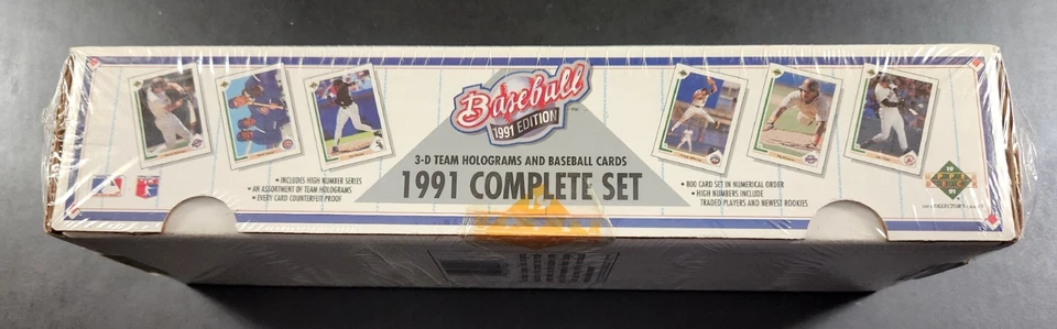 1991 Factory Sealed Upper Deck Set, 800 Cards & 3-D Team Hollograms  - Image 3 of 4