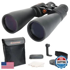 Celestron SkyMaster 15-35x70 Zoom Binoculars Astronomy Outdoor w/ Tripod Adapter