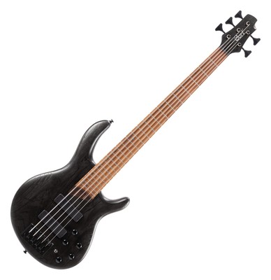 Cort B5 Element Open Pore Trans Black 5-Saiter E-Bass Eschendecke Mahagonikorpus