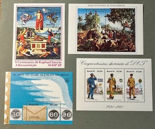 BRAZIL Beautiful Mint NEVER Hinged Souvenir Sheets