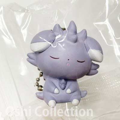 Espurr Keychain Poke Peace Sleeping Mascot Part 2 Pokepeaace Charm Japan