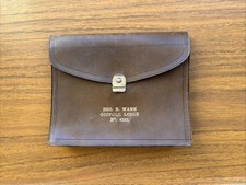 Vintage Freemason Leather Document/pouch Case.