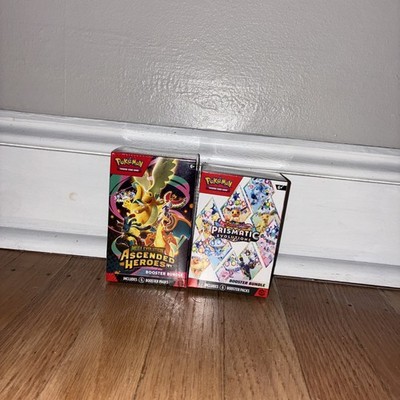 Pokemon Prismatic Evolution Ascended Heroes Booster Bundle Lot of (2) Box 1 Each