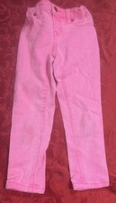 Girls Cherokee Super Skinny Pink Denim Jeans w/Adjustable Waist Size 4