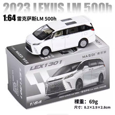 MASSDI Lexus LM 500h Wihte 1/64 Diecast Alloy Model Car