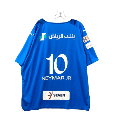 Puma Al-Hilal FC Home Jersey Mens 3XL Blue Neymar Jr #10 Saudi Pro