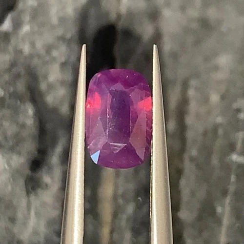 1.25Ct Pink Rare Natural Kashmir Sapphire for Ring, September Birthstone