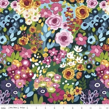 Riley Blake * Morning Meadow Main Night * CD15940-NIGHT