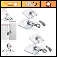 2-Pack White Refrigerator Locks - Secure Your Food, Child Safety, Easy Install