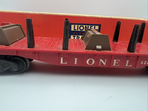 LIONEL RARE 6264 LUMBER CAR WITH ORIGINAL BOX O GAUGE POSTWAR 6511-2 - Picture 18 of 24