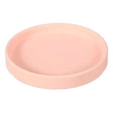 4.5 Inch Round Ceramic Plant Saucers, Pink