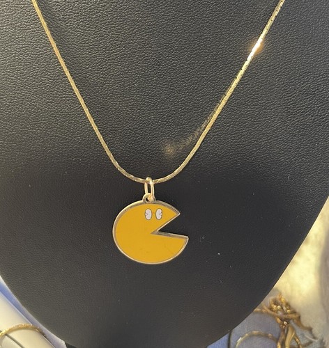 Vintage Pac-Man Necklaces Estate Find Rare Find Nostalgic