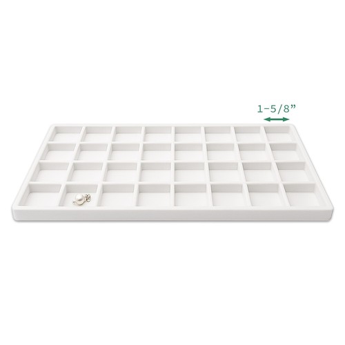 Wooden Jewelry Display Case Organizer Glass Lid Pad/Divider Insert Black/Burlap - Picture 22 of 26