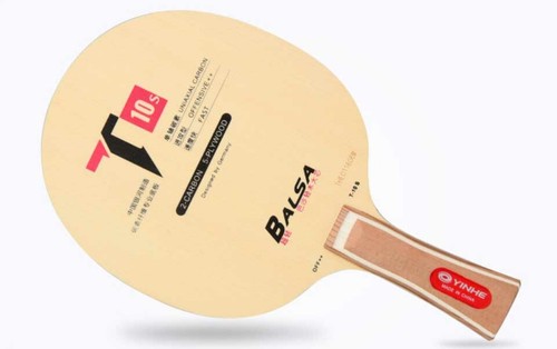 Galaxy/YinHe T10s (T-10s) Tischtennisblatt, Balsa Cypress Carbon2, OFF++, UK - Bild 1 von 5