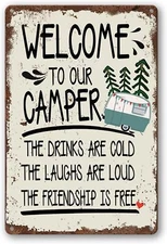 Camper Decor Camping Accessories For Campers Rv Decorations For Inside Sign Meta