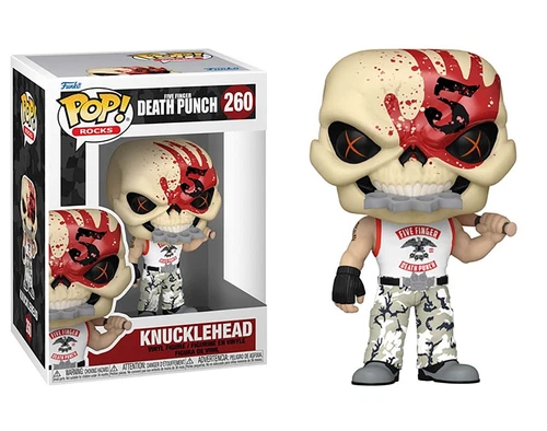 Five Finger Death Punch Rock Music Knucklehead Vinyl Pop! Figure #260 FUNKO NEW