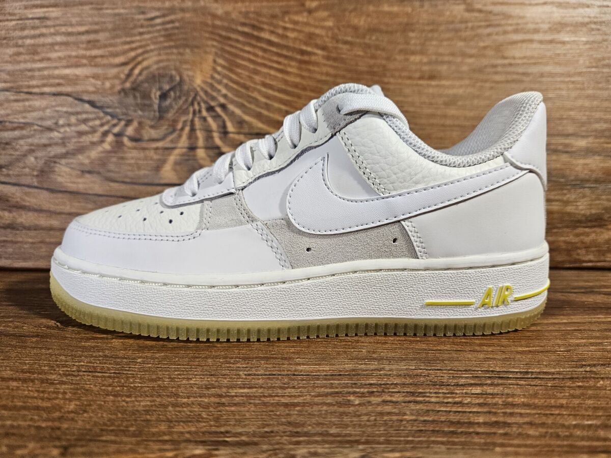 Womens Nike Air Force 1 07 Low UV Reactive Patchwork White Womens Nike Air Force 1 07 Low UV Reactive Patchwork White