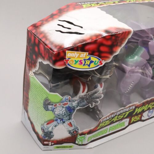 Transformers Beast Wars Optimus Primal vs Megatron 10th Anniv Reissue New Sealed - Picture 7 of 12