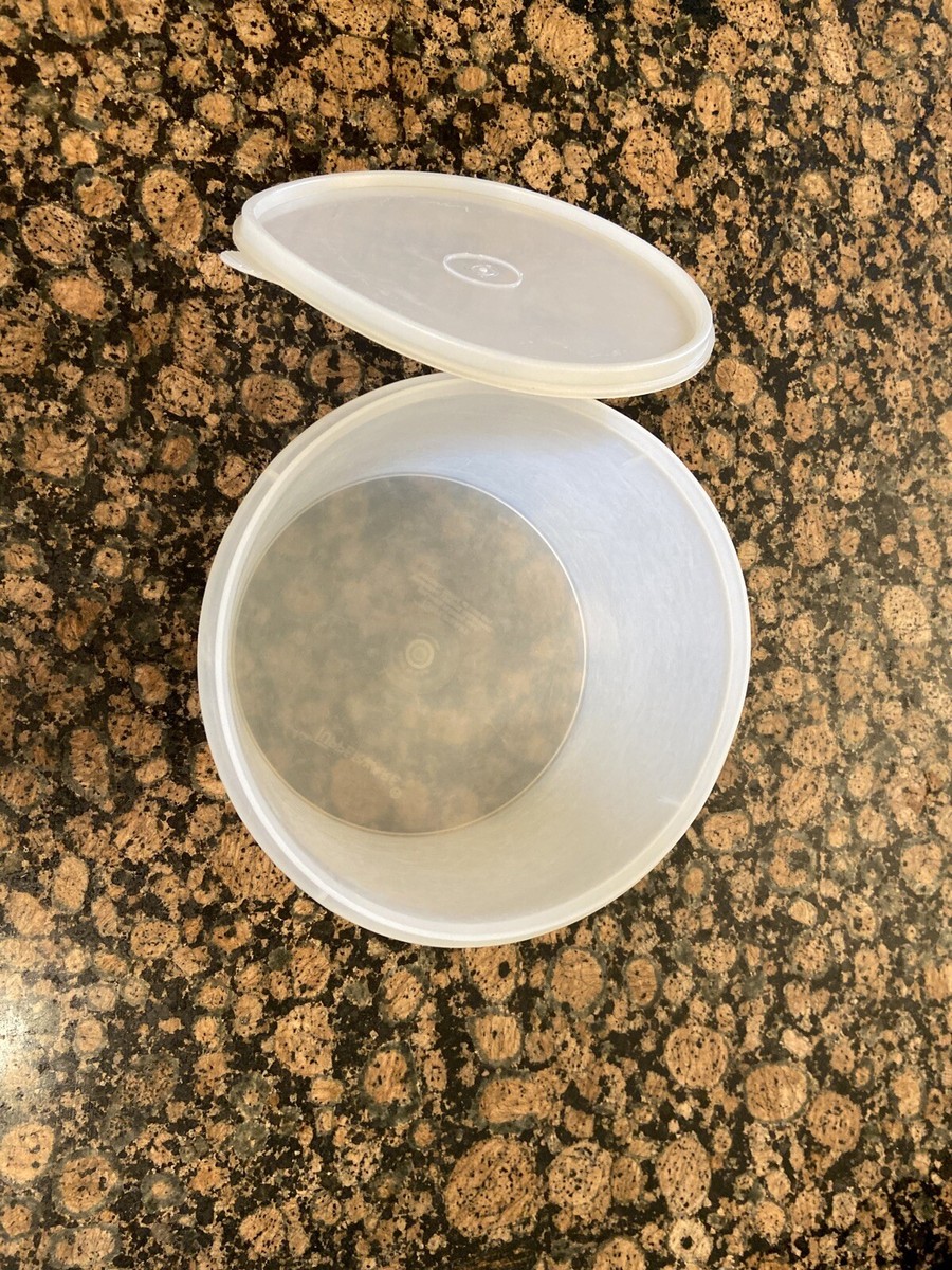 【希少品】Tupperware 7 Circle Container Tupperware Round Container Clear 5x 7 | eBay