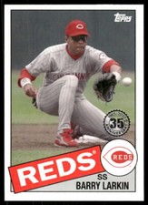 2020 Topps #85TB-13 Barry Larkin 1985 Topps 35th Anniversary Reds