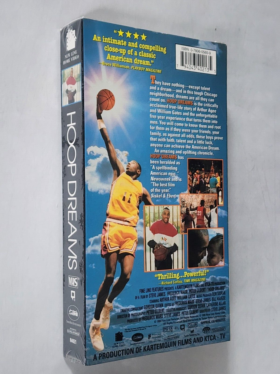 SEALED HOOP DREAMS VHS TAPE IN BOX ARTHUR AGEE WILLIAM GATES