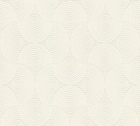 A.S. CréAtion Tapete Vlies Esprit 35715-1 Kreise Grafisch Creme Glitzer Stylisc