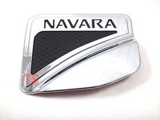 FUEL OIL TANK CAP CHROME BLACK COVER FOR NISSAN NAVARA 4X4 4WD NP300 D23 2015-ON
