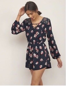 abercrombie white romper