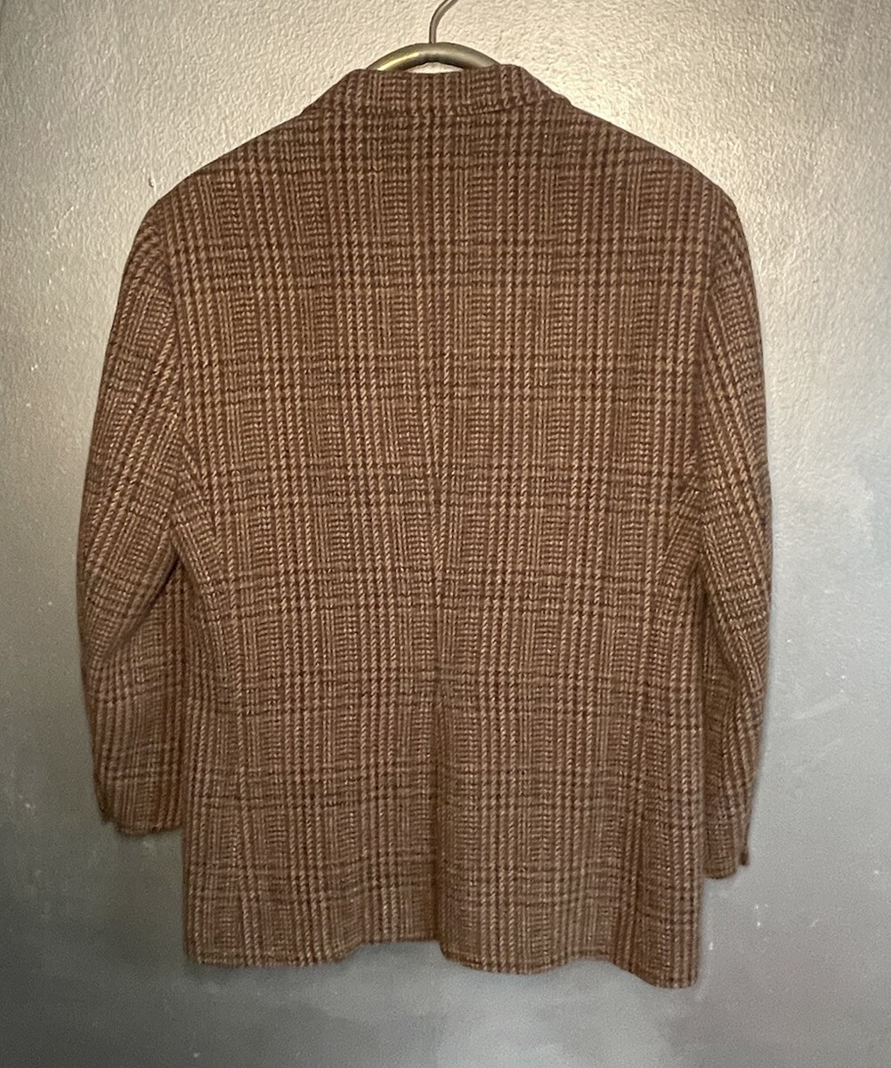Vintage Polo by Ralph Lauren Houndstooth Tweed Blazer Mens Vintage Polo by Ralph Lauren Houndstooth Tweed Blazer Mens