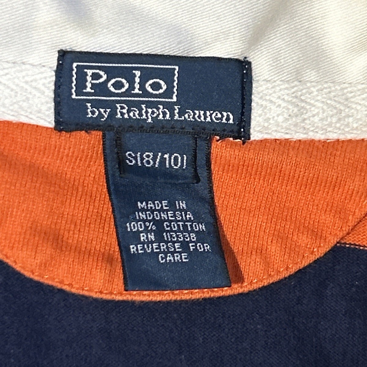 Vintage 90s Polo Ralph Lauren Shirt Rugby Long sleeve Multicolor